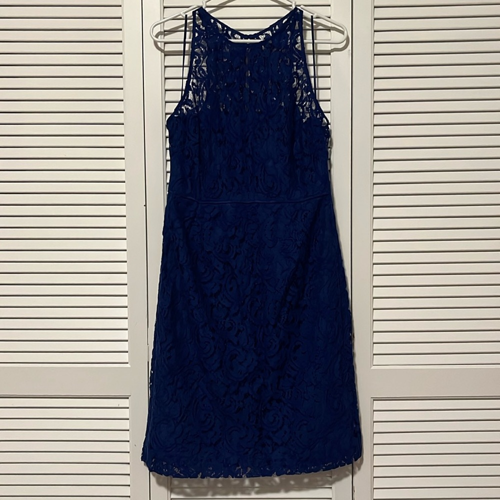 J. Crew royal blue cocktail dress